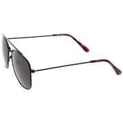 zeroUV Retro Dapper Full Metal Square Crossbar Sunglasses C356 Sunglasses White Smoke Black Smoke,Silver Smoke,Gold Green,Gold Brown