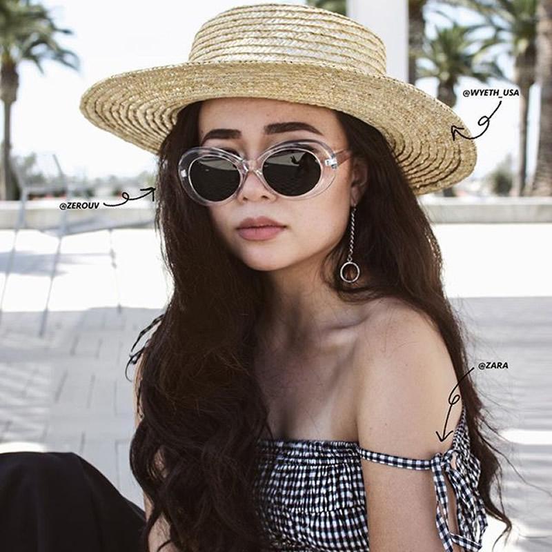 zeroUV Retro 1990's Fashion Oval Clout Goggle Sunglasses 51mm C381 Sunglasses White Smoke Black Smoke,White Smoke,Tortoise Smoke,Clear Green,Red Smoke,White / Smoke,White / Smoke (2-pack)