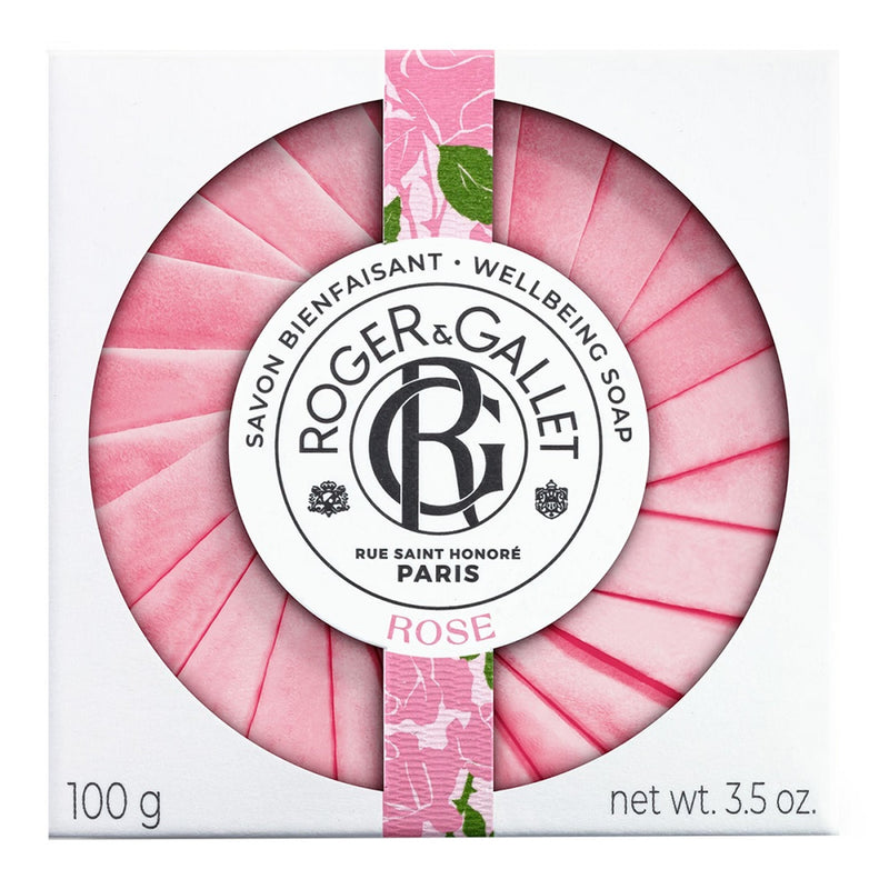Roger & Gallet Roger & Gallet Rose Wellbeing Soap Bar Soap White Smoke