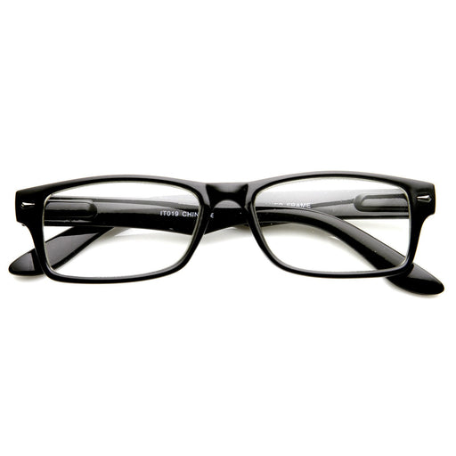 zeroUV New Optical Quality Frame Clear Lens Glasses 8715 Glasses White Smoke Black,Tortoise
