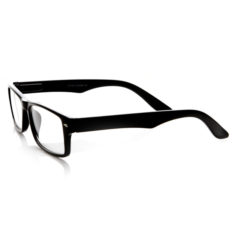 zeroUV New Optical Quality Frame Clear Lens Glasses 8715 Glasses White Smoke Black,Tortoise