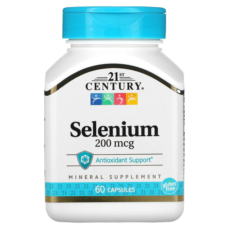 21st Century 21st Century Selenium 200 Mcg Capsules Vitamins & Supplements White Smoke