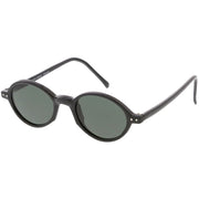 zeroUV European True Vintage Round Oval Dapper Sunglasses C659 Sunglasses White Smoke Black Smoke,Tortoise Smoke