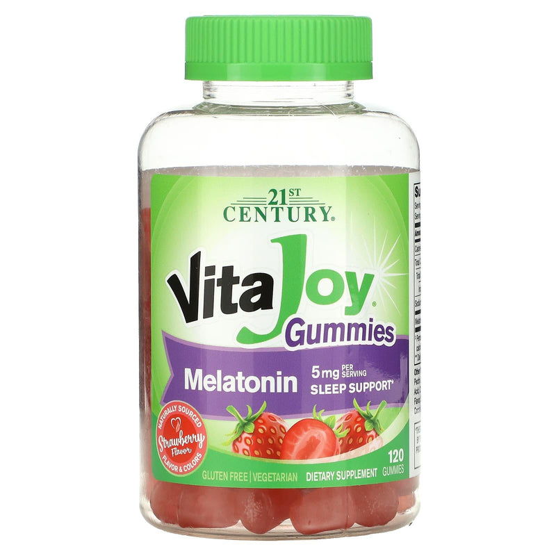 21st Century 21st Century Vitajoy Melatonin Gummies 5Mg 120 Ct Health & Beauty White Smoke