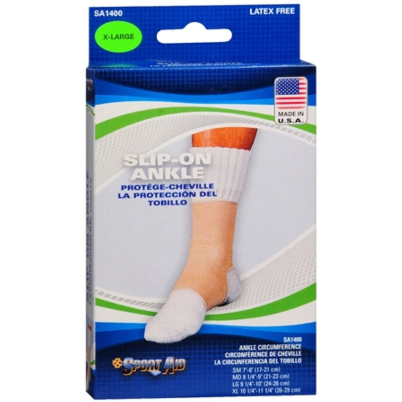 Sport Aid Sport Aid Slip On Ankle Support – Extra Large (XL) Plumbing Fittings & Supports Light Gray