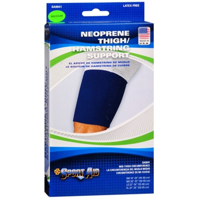 Scott Specialties Thigh Support  Neoprene Sport Aid  Medium Plumbing Fittings & Supports Light Gray
