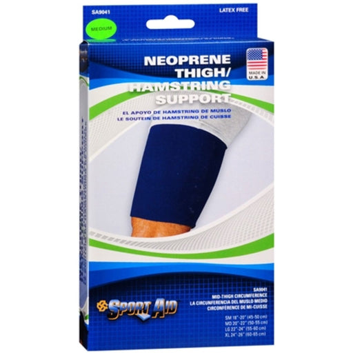 Scott Specialties Thigh Support  Neoprene Sport Aid  Medium Plumbing Fittings & Supports Light Gray