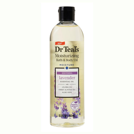 Dr Teal's Dr Teal's Body & Bath Oil, Soothe & Sleep With Lavender 8.8 Oz Body Oil White Smoke