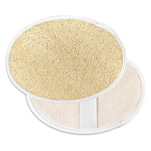 Touch Me Touch Me Loofah-Terry Pad 5"x7" [242-20] Bath Accessory Wheat