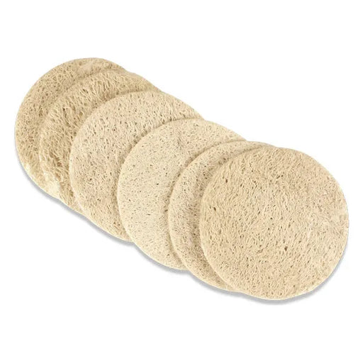 Touch Me Touch Me - Loofah Disks 6 pack Bath Accessories Wheat