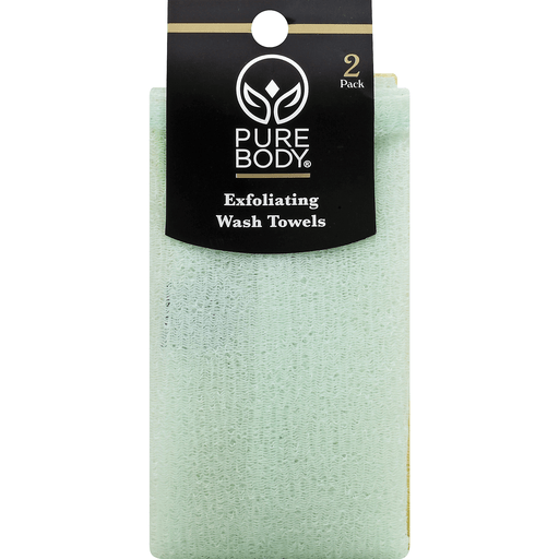 Pure Body Retail Imports Polishing Wash Cloths – 3 Pack Towels Gray