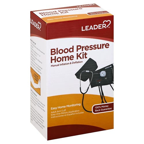 Rx 1 Rx 1 Leader, Blood Pressure Home Kit, Manual Inflation & Deflation, Ea Blood Pressure Monitors White Smoke