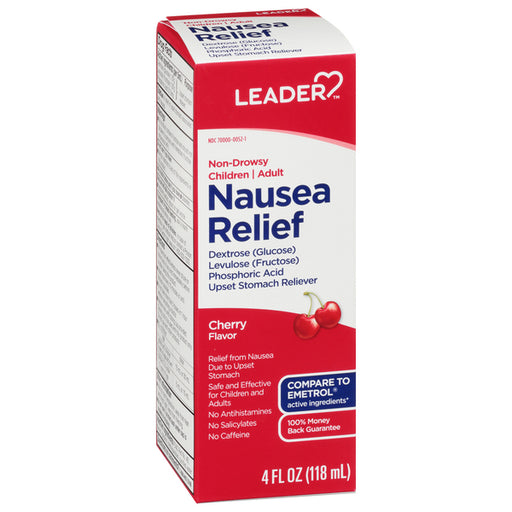 Leader Leader Nausea Relief Children And Adult Cherry Flavor 4 Oz Vitamins & Supplements Lavender