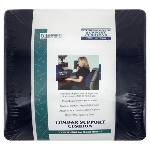 Essential Medical Supply Essential Medical Supply Lumbar Cushion With Strap Navy Back & Lumbar Support Cushions Lavender