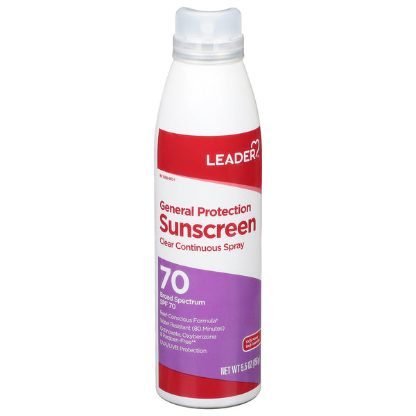 Leader Leader General Protection SPF 70 Clear Sunscreen Spray - 5.5 Oz Sunscreen White Smoke
