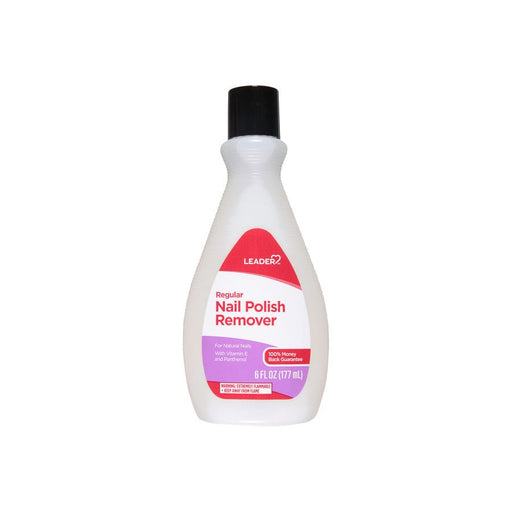 Leader Leader Regular Nail Polish Remover - Strengthening Formula, 6 fl oz Liquid Nail Care White Smoke