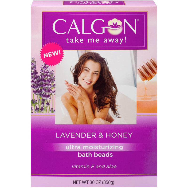 Calgon Calgon Ultra-Moisturizing Bath Beads – Lavender & Vanilla – 30 oz Bath & Body Dark Magenta