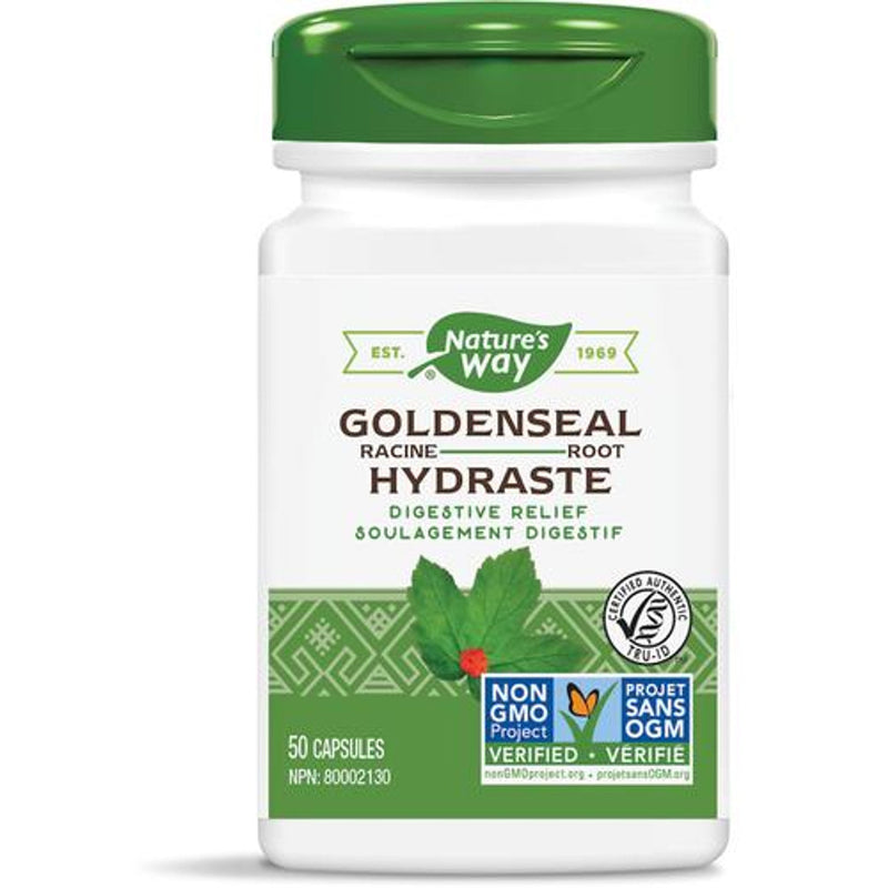 Nature's Way Nature's Way® Goldenseal Root – Traditional Immune Support (570 mg, 50 Capsules) Vitamins & Supplements White Smoke