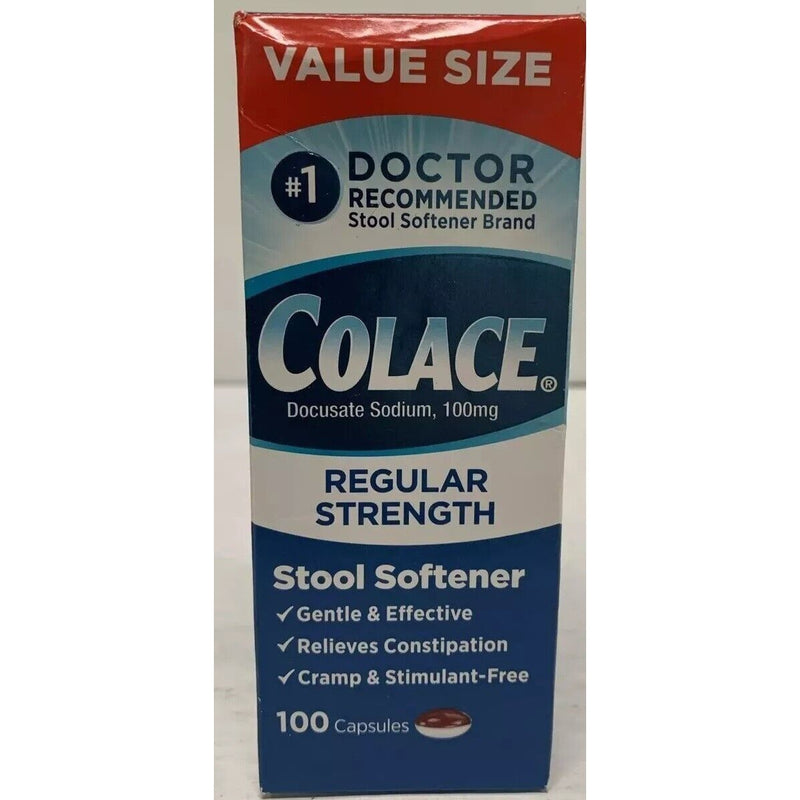 Colace Colace® Regular Strength Stool Softener – Value Size Capsules Folding Chairs & Stools Dark Slate Gray