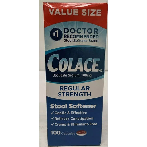 Colace Colace® Regular Strength Stool Softener – Value Size Capsules Folding Chairs & Stools Dark Slate Gray