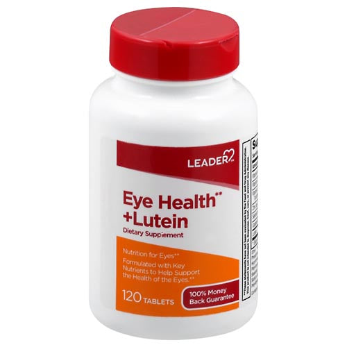0 Leader(Tm)Eye Health Plus  Lutein Tablets 120Ct Personal Care White Smoke