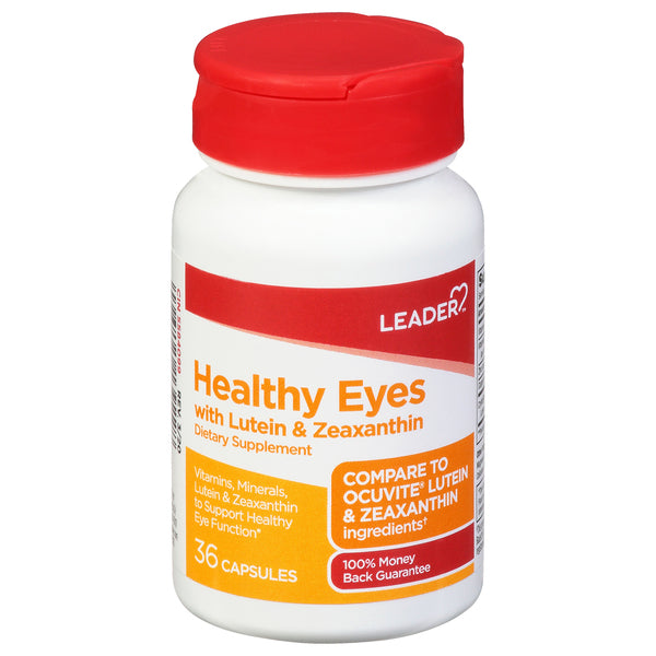 Leader Leader™ Healthy Eyes with Lutein & Zeaxanthin – Eye Health Supplement – 36 Softgels Vitamins & Supplements White Smoke