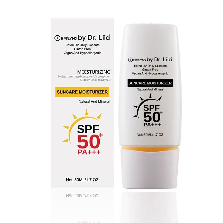 EpiLynx SPF 50 Mineral Moisturizer – Hydrating, Vegan & Sensitive-Skin Friendly suncare White Smoke