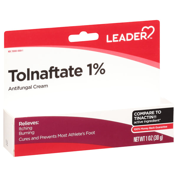 0 Leader, Antifungal Cream, 1 Oz Foot Care White Smoke