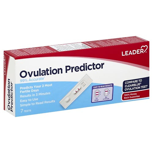 0 Leader™ Ovulation Predictor – 7-Day LH Surge Detection Kit Ovulation Tests White Smoke