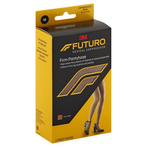 Futuro Futuro 3M, Medical Compression Firm Pantyhose Nude Medium Supports & Braces White Smoke
