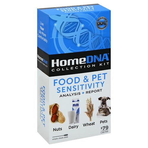 HomeDNA HomeDNA™ Food & Pet Sensitivity At-Home DNA Test Kit Health Care Light Gray