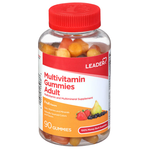 Leader Health Care Leader Health Care Multivitamin Gummies, Adult, Fruit Flavors Vitamins & Supplements White Smoke