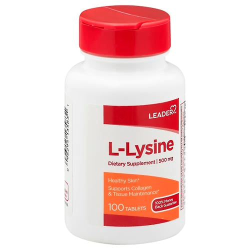 Leader Leader™ L-Lysine 500 mg – Essential Amino Acid Support (Tablets) Vitamins & Supplements White Smoke