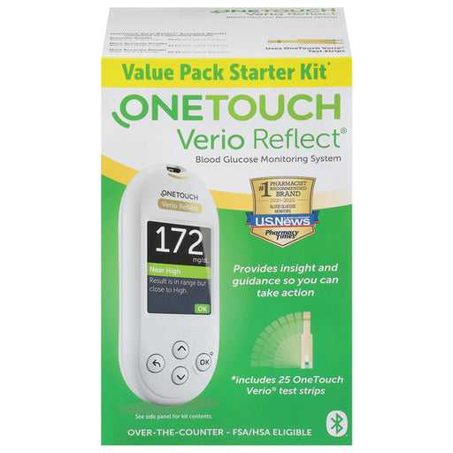 OneTouch OneTouch Verio Reflect Value Pack 1Ct Health & Beauty Light Gray