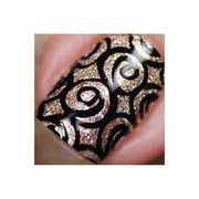 UberChic Beauty Collection 23 Stamping Plate Rosy Brown