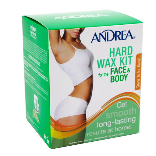 Andrea Wax Andrea Wax Hard Kit For Face & Body 8 Oz Hair Removal White Smoke
