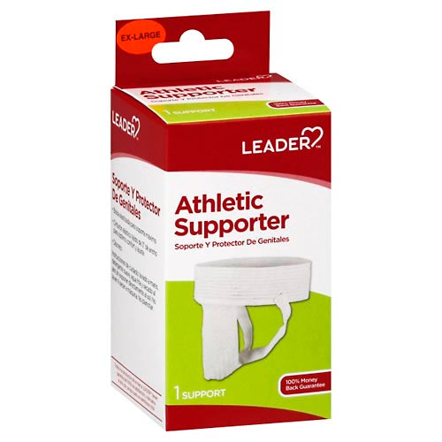 Leader Leader Cardinal Health Athletic Supporter, XL Medical Supplies White Smoke