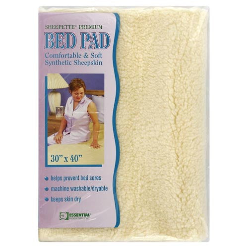 Essential Medical Supply Essential Medical Supply Bed Pad Sheepette Synthetic Sheepskin 30 X 40 In Beds & Accessories Pale Goldenrod