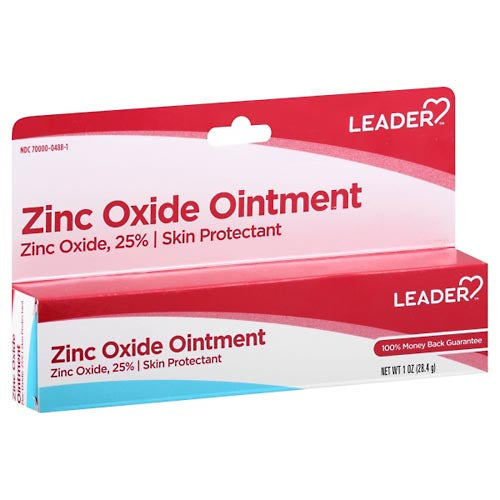 Leader Leader Zinc Oxide 25% Skin Protectant Ointment, 1 Oz Personal Care White Smoke