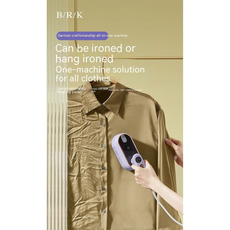 SmartPursue™ ✨ Foldable Portable Ironing Machine – Wet & Dry Handheld Steamer Portable Ironing Dark Khaki Light Purple / AU,Light Purple / EU,Light Purple / UK,Light Purple / US,Milky White / AU,Milky White / EU,Milky White / UK,Milky White / US