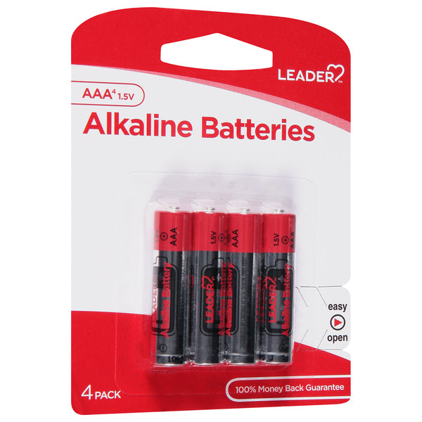 Leader Leader Battery Alkaline AAA Batteries Lavender