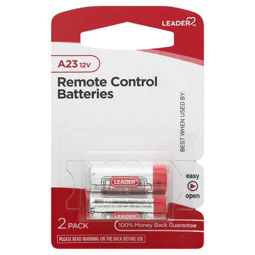 Leader Leader Battery A23 12V Alkaline Batteries, 2-Pack – High Performance Remote Control Battery Batteries Lavender