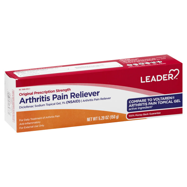 Leader Leader Arthritis Pain Reliever Gel 1% - 5.29 Oz Medicine & Drugs White Smoke