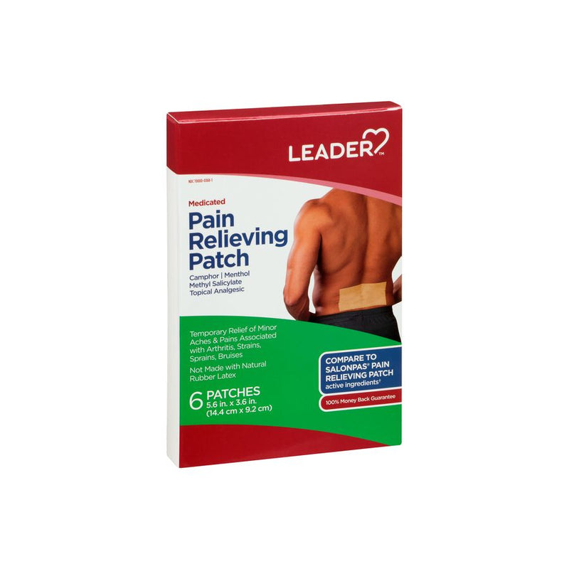 Leader Leader  Pain Relief Targeted  Medicated  Patches 6 Ct Medicine & Drugs Lavender