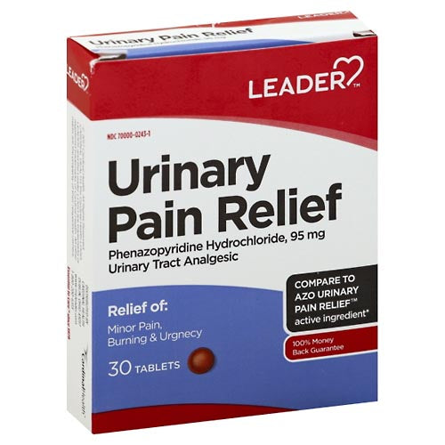 Leader Leader™ Urinary Pain Relief – Fast Acting Relief (95 mg Tablets) Medicine & Drugs Lavender