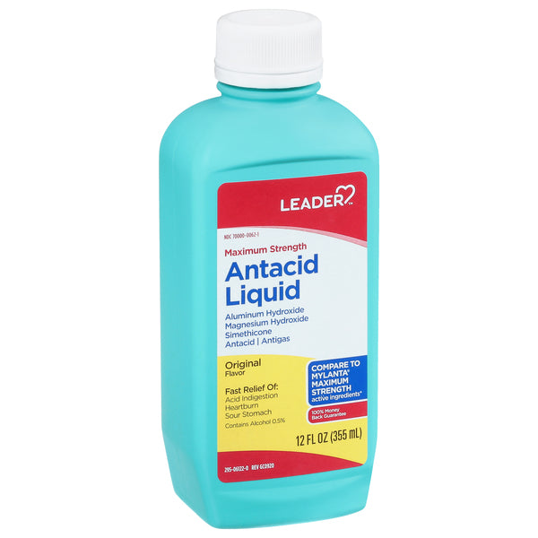 0 Leader, Antacid Liquid, Maximum Strength, Original, 12 Fl Oz Fishing Lines & Leaders White Smoke