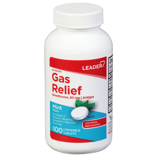 Rx 1 Leader™ Gas Relief – Simethicone 80 mg (Anti-Gas) Medicine & Drugs White Smoke