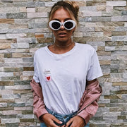 zeroUV Oversize Retro Tapered Arms Clout Goggle Oval Sunglasses 53mm C383 Sunglasses Light Slate Gray Red Smoke,White Smoke,Black Smoke,Tortoise Brown