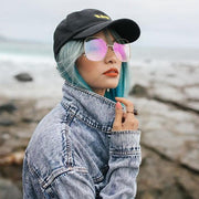 zeroUV Women's Vintage Oversize Butterfly Clear Lens Glasses C418 Glasses Lavender Gold Clear,Silver Clear