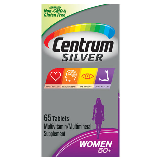 Centrum Centrum Multivitamin, Women 50+, Silver, Tablets Vitamins & Supplements Light Slate Gray